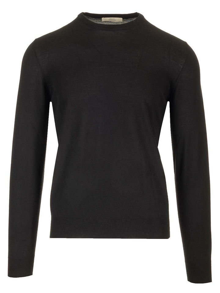 Mauro Ottaviani Crew Neck Sweater Knitwear - Nero | 889b8b954185ddbac0ebfa206aaa266ef517fcb0