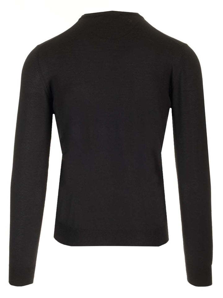 Mauro Ottaviani Crew Neck Sweater Knitwear - Nero | 91b1a4735dabb5b3ccbd3d8dbdb648827c90128d