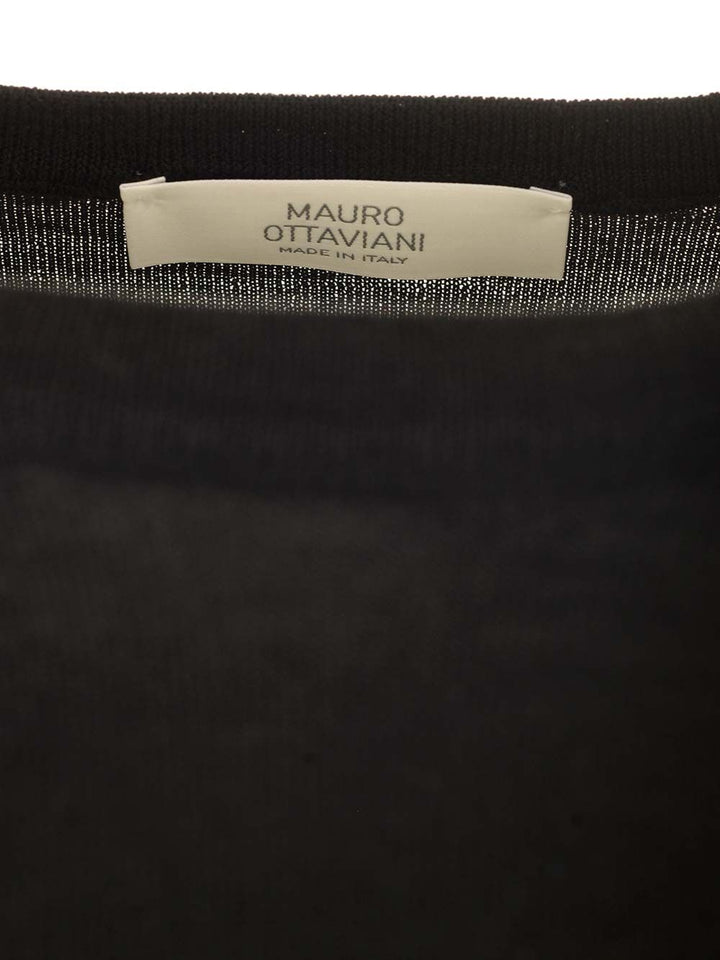Mauro Ottaviani Crew Neck Sweater Knitwear - Nero | cf88818902058add6897e9455136726342c4710f