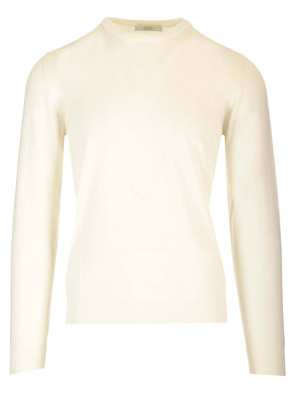 Mauro Ottaviani Crew Neck Sweater Knitwear - Bianco | 17a6bc6dce483ada5730719341111f5924d4ffc8
