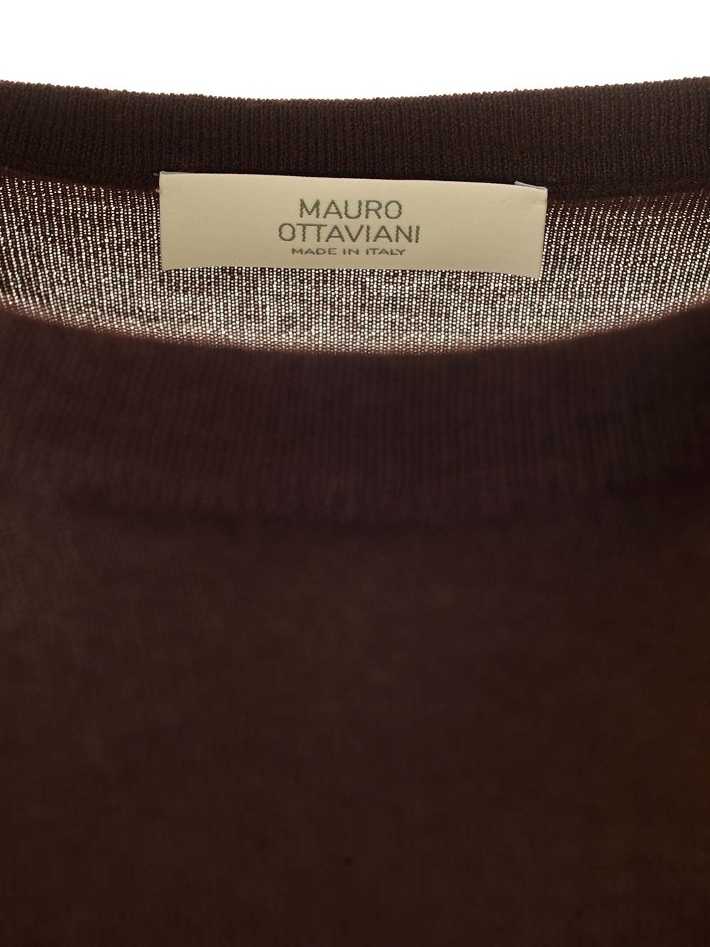 Mauro Ottaviani Crew Neck Sweater Knitwear - Marrone | b55308714f819d9f8941682274781bed06ecc4c6