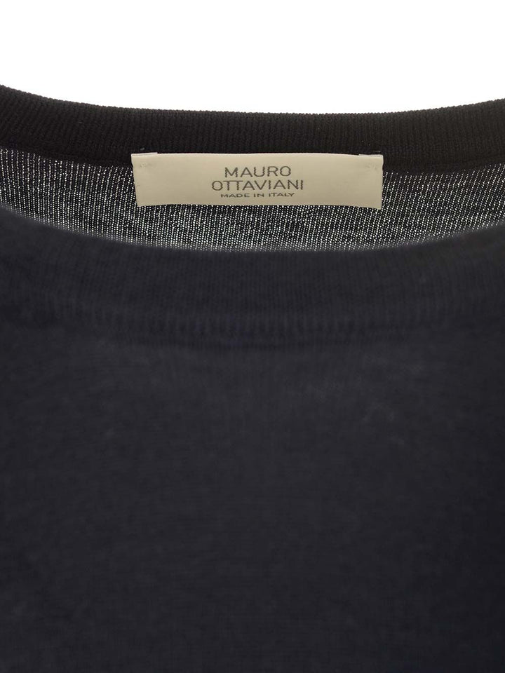 Mauro Ottaviani Crew Neck Sweater Knitwear - Blu | 7863f85fe5a5013810d35474ebdb35f2efe2745b