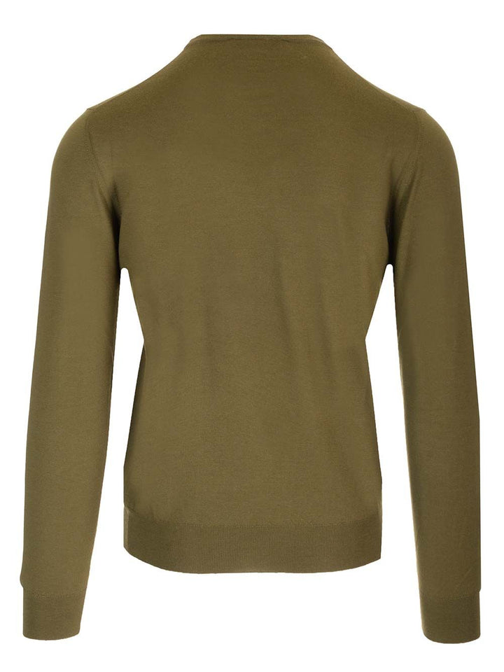 Mauro Ottaviani Crew Neck Sweater Knitwear - Verde | f7afe49659d499632195383846178d793cd5a43b
