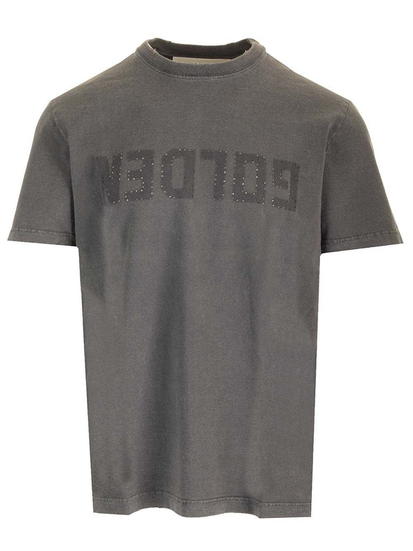 Distressed T shirt Grigio