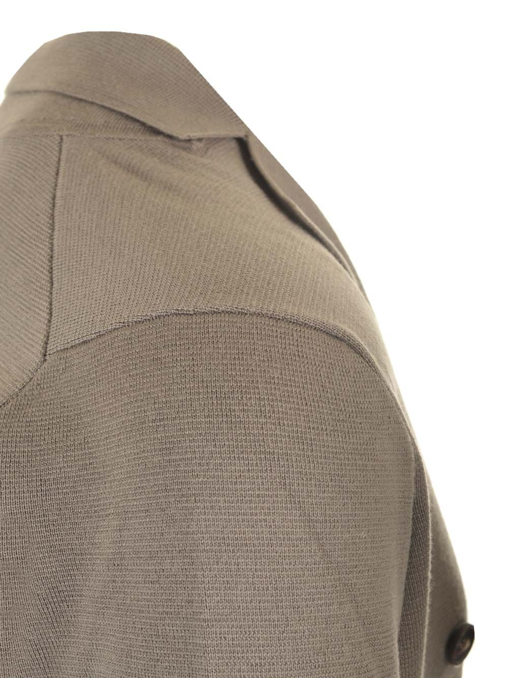 Al Duca D'Aosta Blue Double-Breasted Jacket Knitwear - Marrone | 17d955505f6bf29359f9f7532c75065f3f241b1d