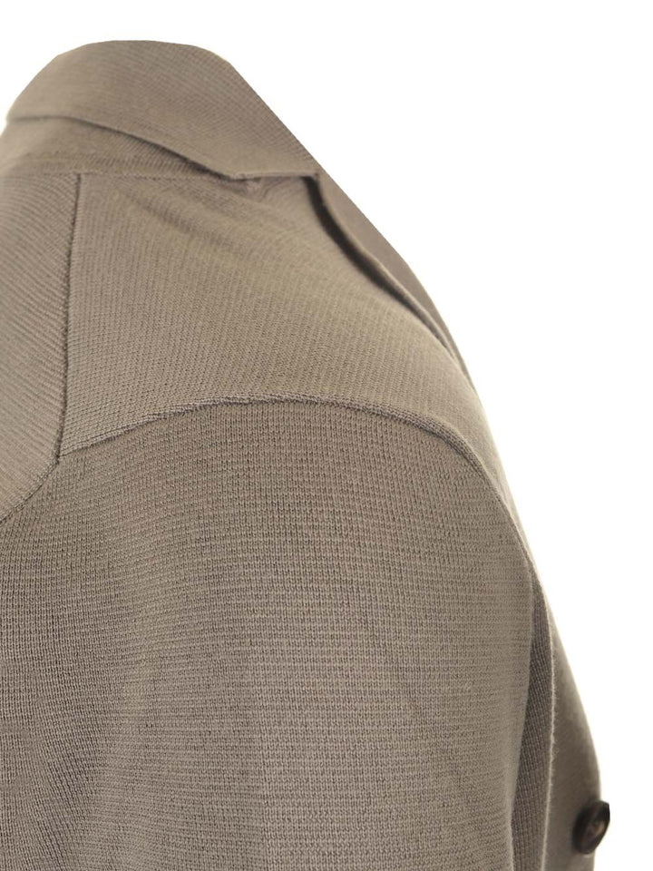 Al Duca D'Aosta Blue Double-Breasted Jacket Knitwear - Marrone | 17d955505f6bf29359f9f7532c75065f3f241b1d