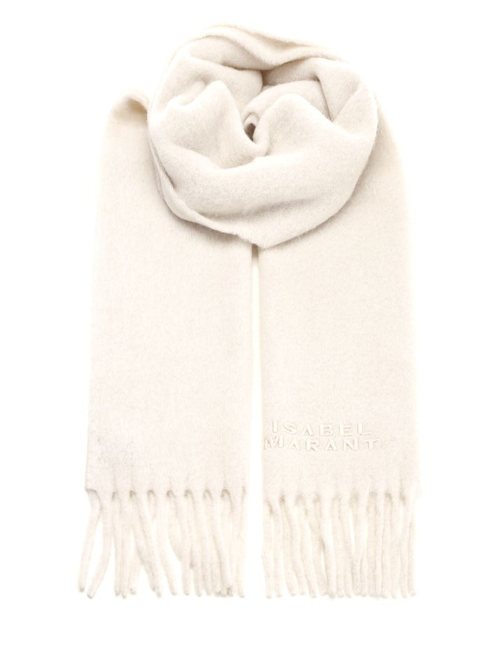Isabel Marant Firny Scarves And Foulards - Bianco | 0e7763bf44ef91a858a2fd8155d34fcbf69cc71c