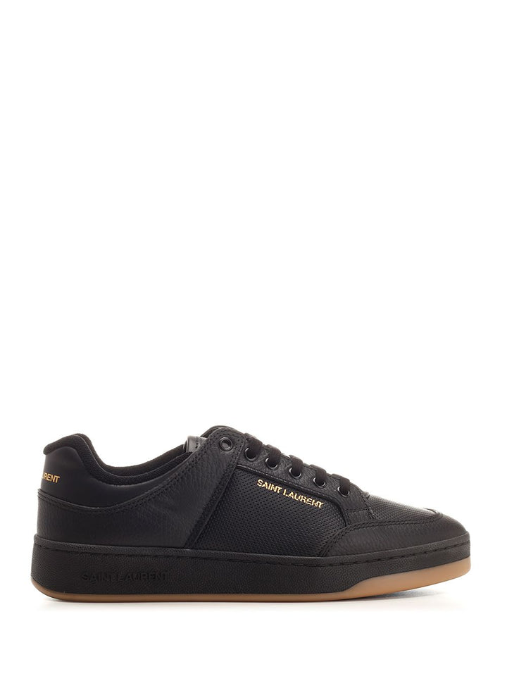 Saint Laurent Sl/61 Low-Top  In Perforated Leather Sneakers - Nero | 0a44445784081cd1530ebb48ed9a8469a65baf86
