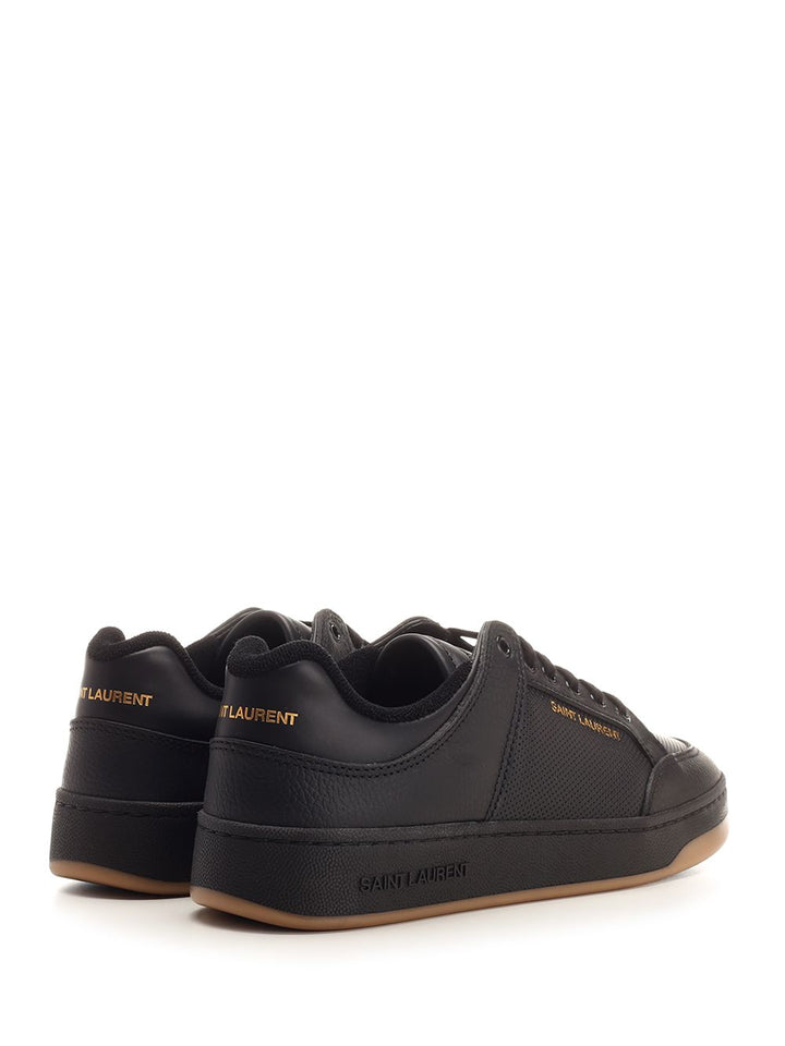 Saint Laurent Sl/61 Low-Top  In Perforated Leather Sneakers - Nero | c14ca5ee0cf37922669661f2280f84424f79e6c7