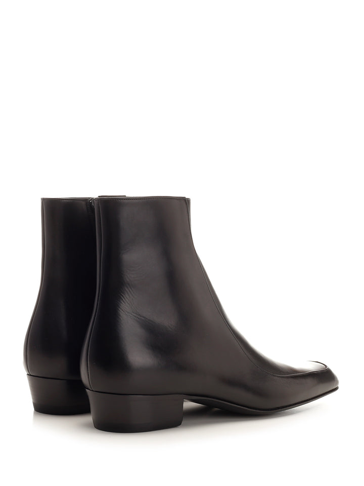 Saint Laurent Augustin Boots - Nero | 5c6afb1fa1b200a38d1f8f5e2dbf7db2c9f42a42