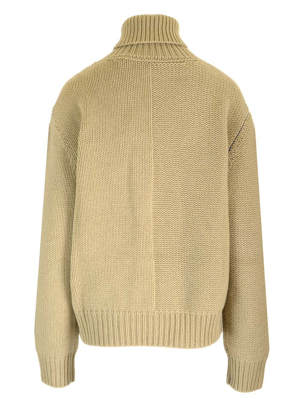 Burberry Cashmere Turtleneck Sweater Knitwear - Beige | c2d392df31d0e339658569e9666da15a6ddb17b5