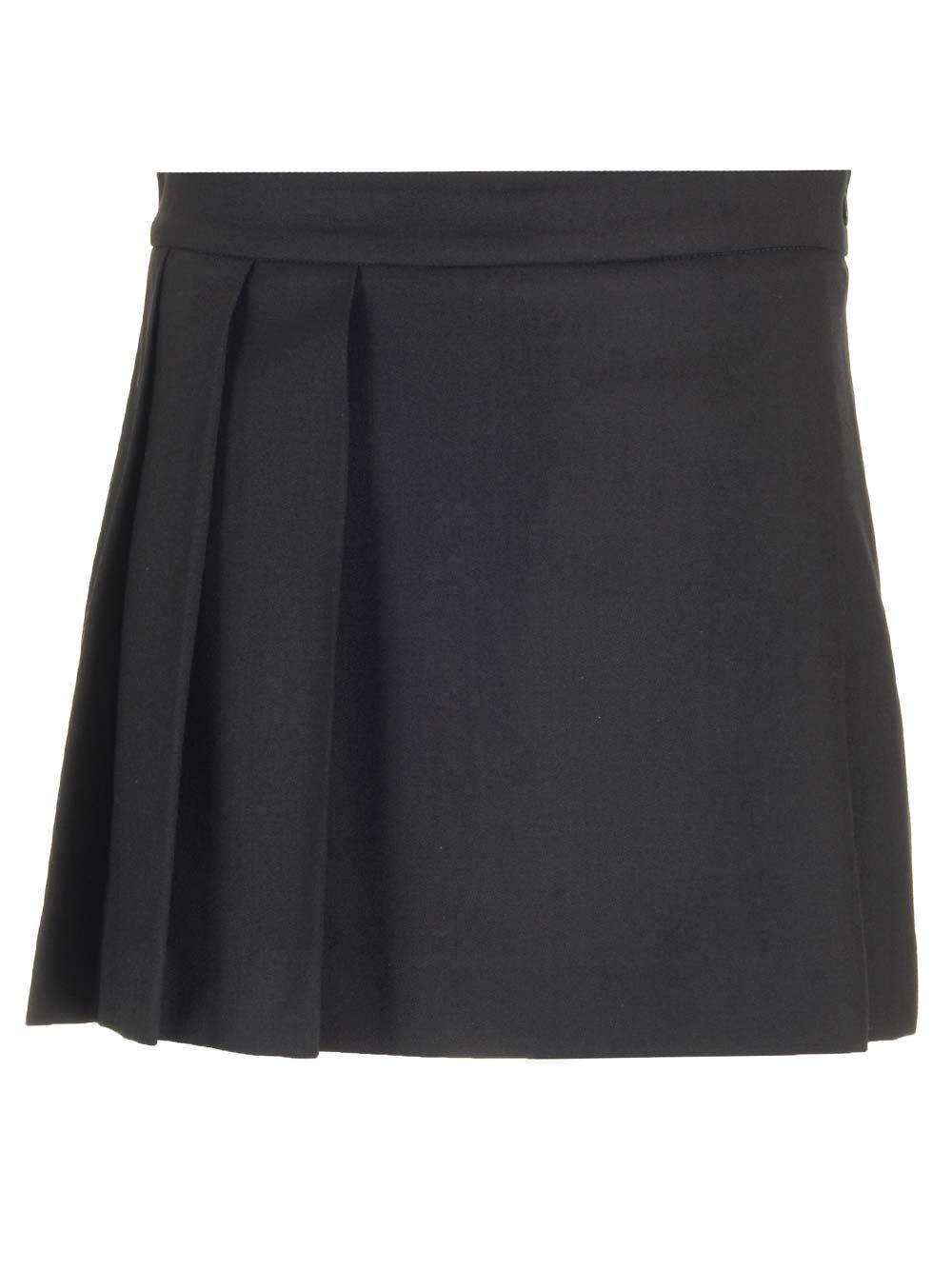 P.A.R.O.S.H. Black Plissè Skirt Gonne - Nero | 472451308de81a238b41488461c68d6520f57f48