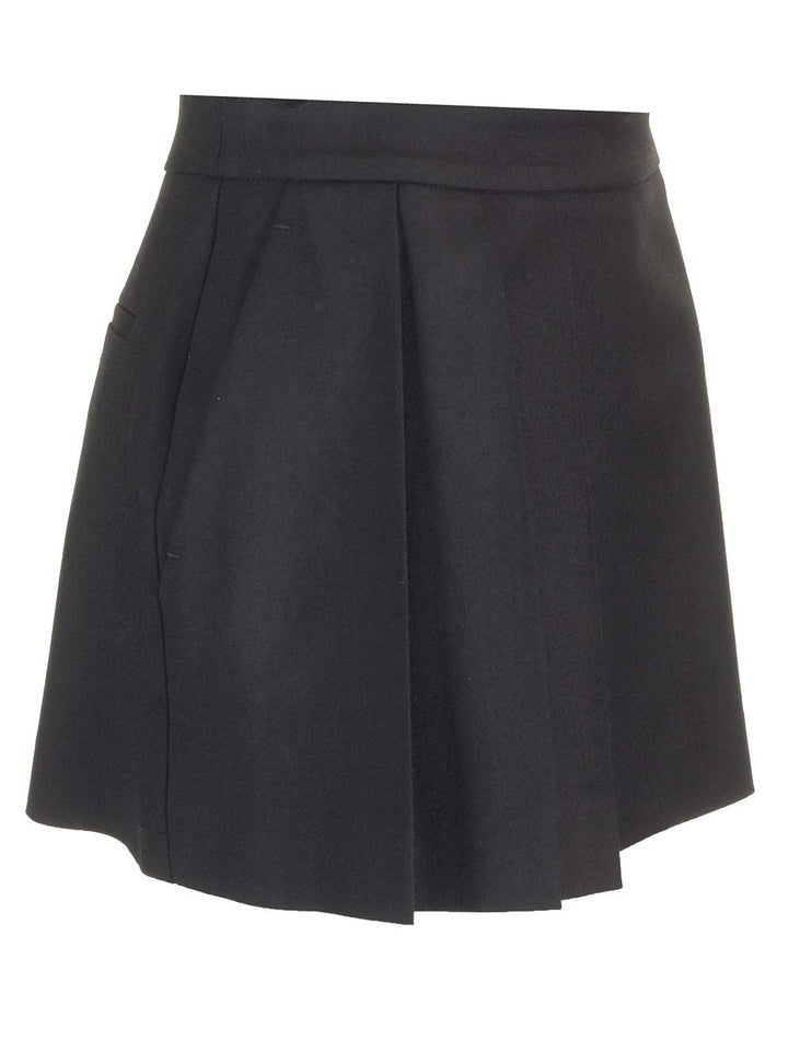 P.A.R.O.S.H. Black Plissè Skirt Gonne - Nero | fdcf8b8a4f95a85ab61213a49044147dc468b626