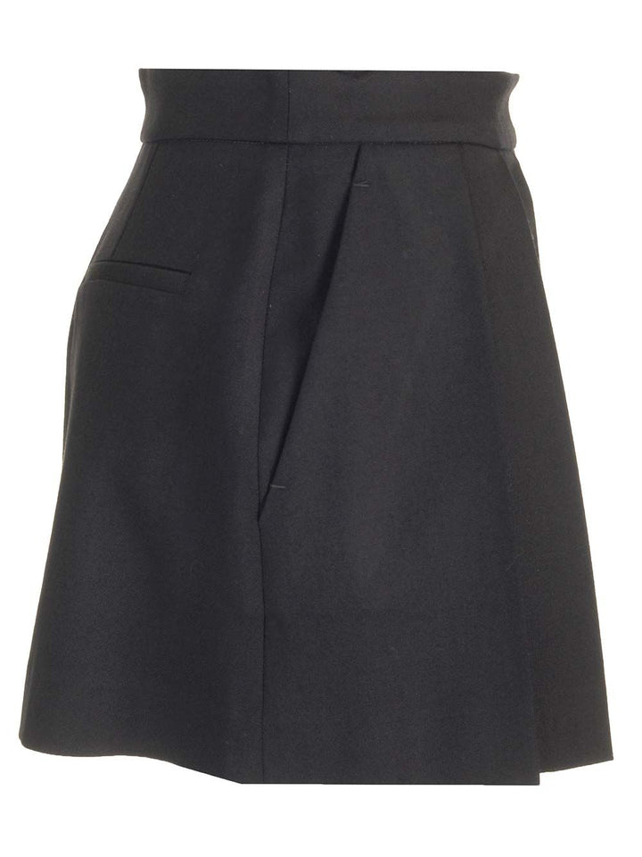 P.A.R.O.S.H. Black Plissè Skirt Gonne - Nero | 5b8c3a587d5ddf3733dcbfd54430d4974aa25b76