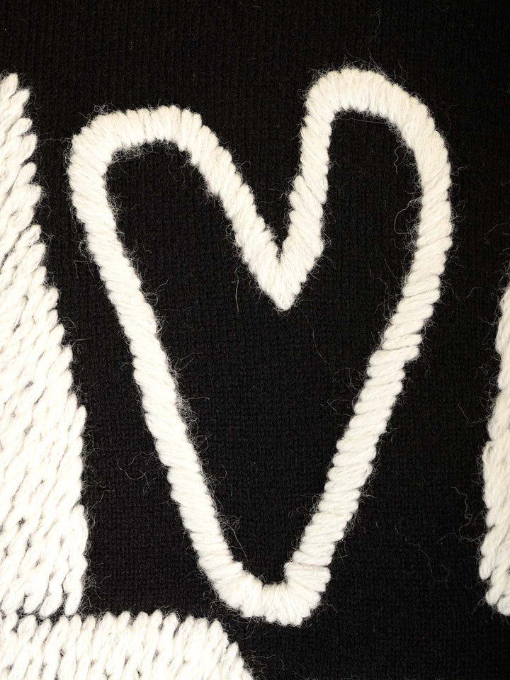 Comme Des GarçOns Shirt Live Free Knitwear - Nero | 15e8b5a68b676eb3fe908986549949814c9d5a87