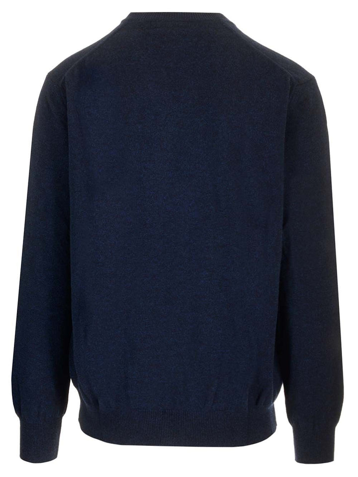 Comme Des GarçOns Shirt Wool Sweater Knitwear - Blu | 148fa703b8cc650e4728bc43aaf58fc650ecee77