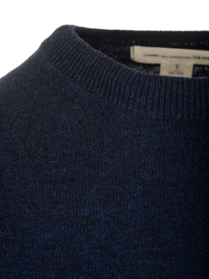 Comme Des GarçOns Shirt Wool Sweater Knitwear - Blu | 14d0bea06a0a2cd18e59e0a8c85d5953da692a58