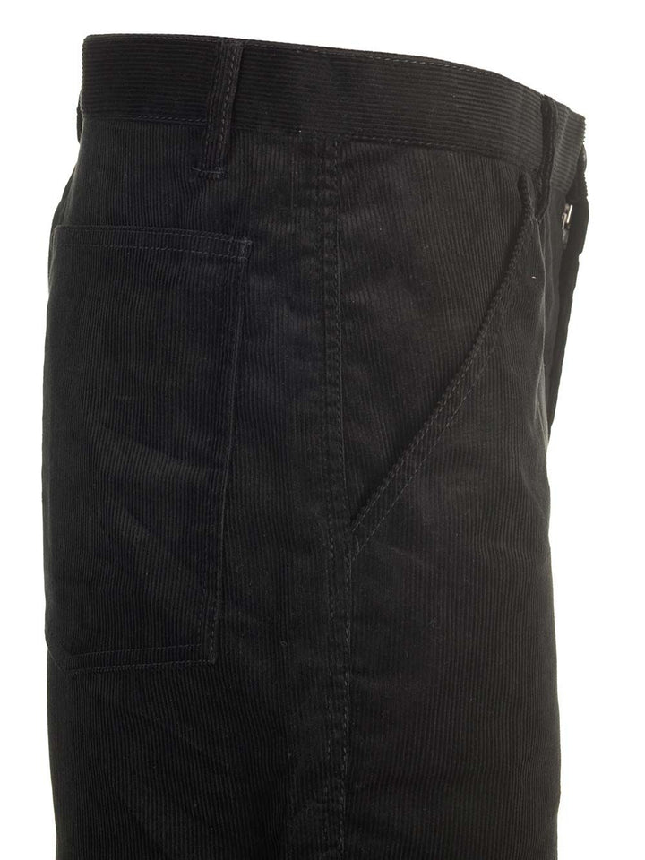 Comme Des GarçOns Shirt Cotton Velvet Trousers - Nero | 95a9fe59cadf84557d0b07161c06c00482d34e82