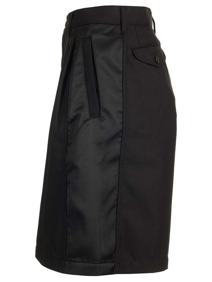 Comme Des GarçOns Shirt Wool Gabardine Shorts Trousers - Nero | e193c7069d95d5f6aa8966c06376712e2a4bbda0
