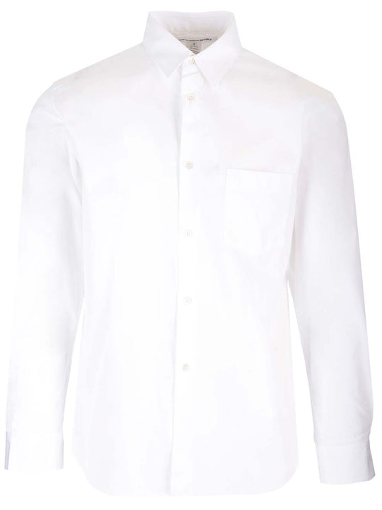 Cotton Poplin Shirt Shirts Bianco