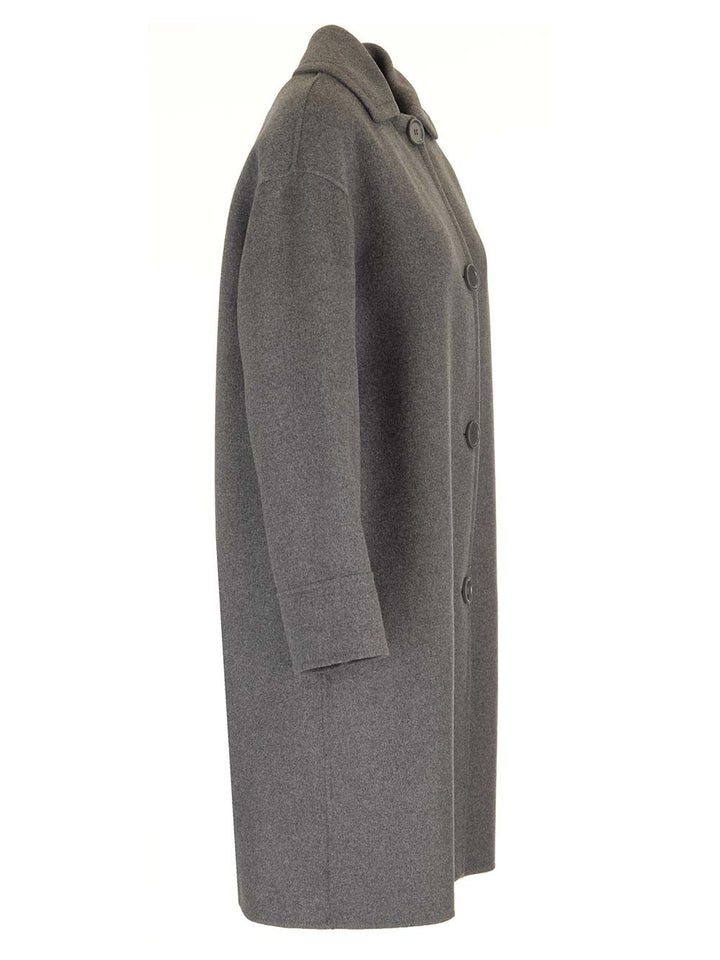 'S Max Mara Wool Midi Coat Coats - Grey | 1bdec59a7790028563ebad5004af13ff0db0c6c5
