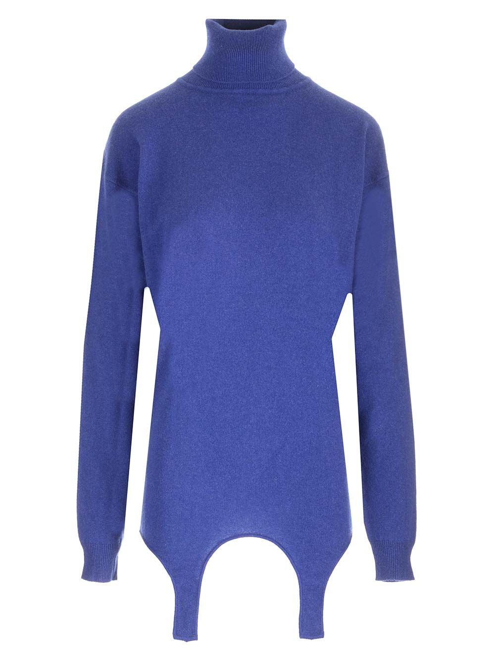 Saint Laurent Cashmere Turtleneck Knitwear - Blu | 22ba8a7f2a6b07cb3687bf1d35edf268d1c321cb