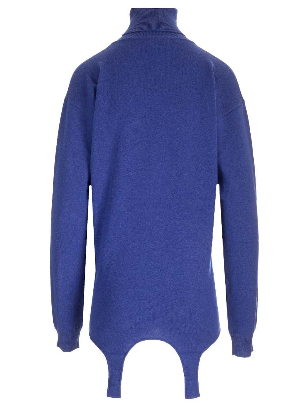 Saint Laurent Cashmere Turtleneck Knitwear - Blu | 024ce1142dde3f367fa37254de045e08af11ea0a