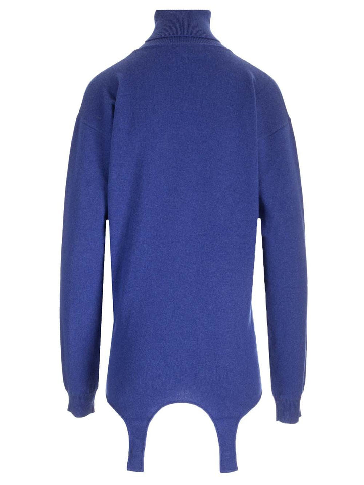 Saint Laurent Cashmere Turtleneck Knitwear - Blu | 024ce1142dde3f367fa37254de045e08af11ea0a