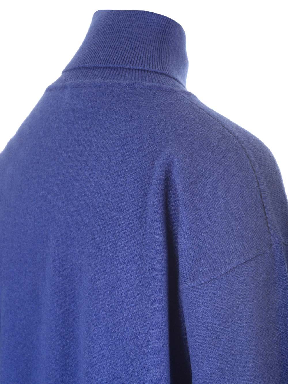 Saint Laurent Cashmere Turtleneck Knitwear - Blu | 1e0f66f8ba713ccbba35c94a3a9e1c5451372ba0