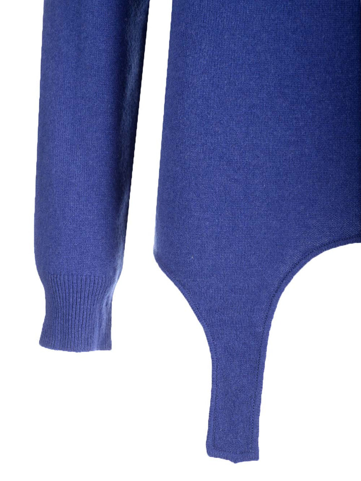 Saint Laurent Cashmere Turtleneck Knitwear - Blu | 70e11761c7c8ab752974cfd613a8c2088b227927