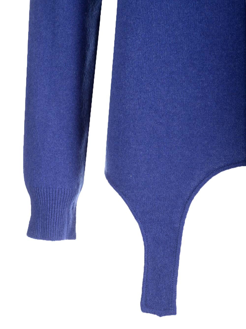 Saint Laurent Cashmere Turtleneck Knitwear - Blu | 176a566dececd4a75c6c6ea2b23f37b23f322329