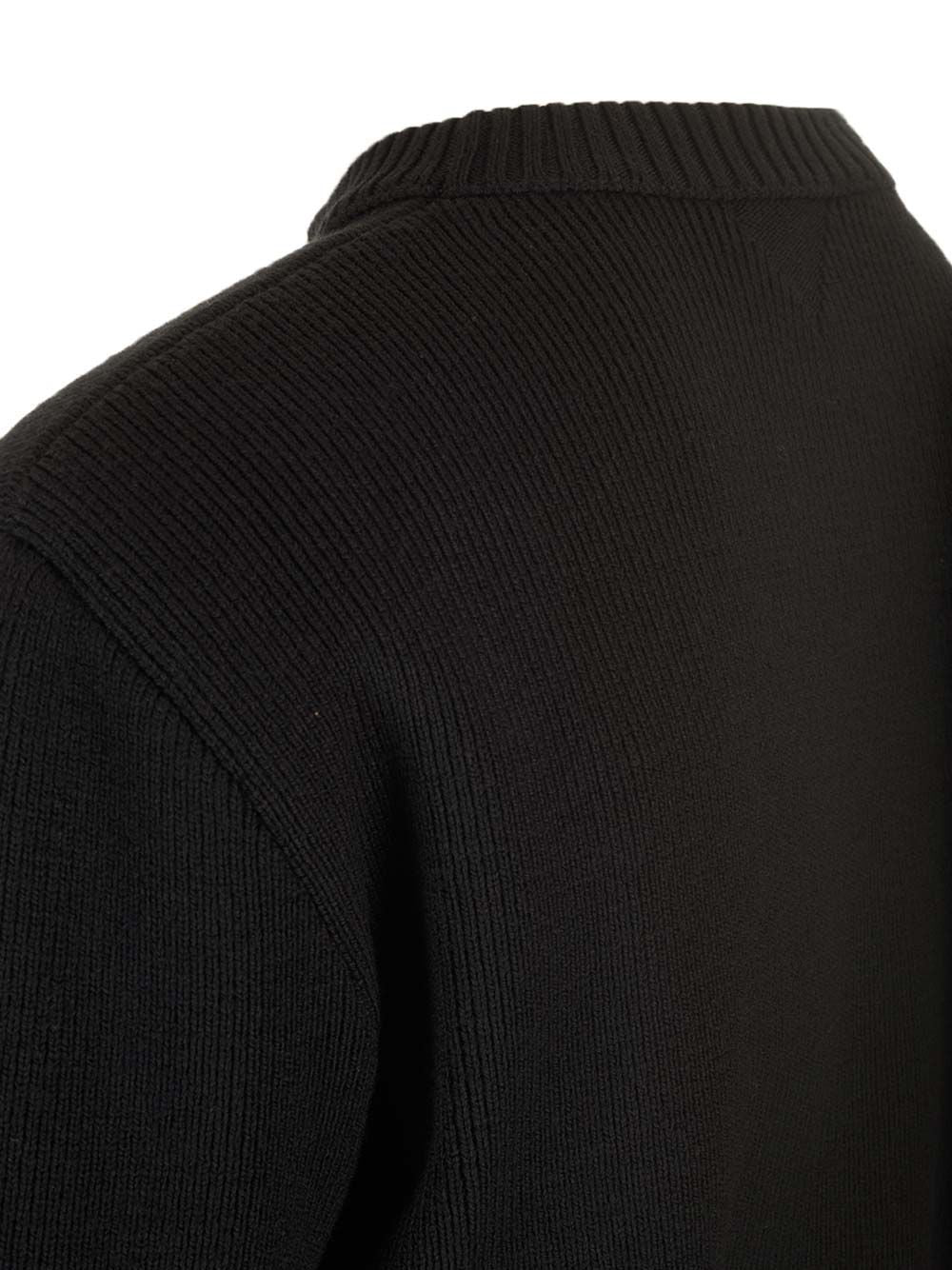 Bottega Veneta Wool Sweater Knitwear - Nero | 557e06f5661919320f7b2f905b3eff29b8b25a32