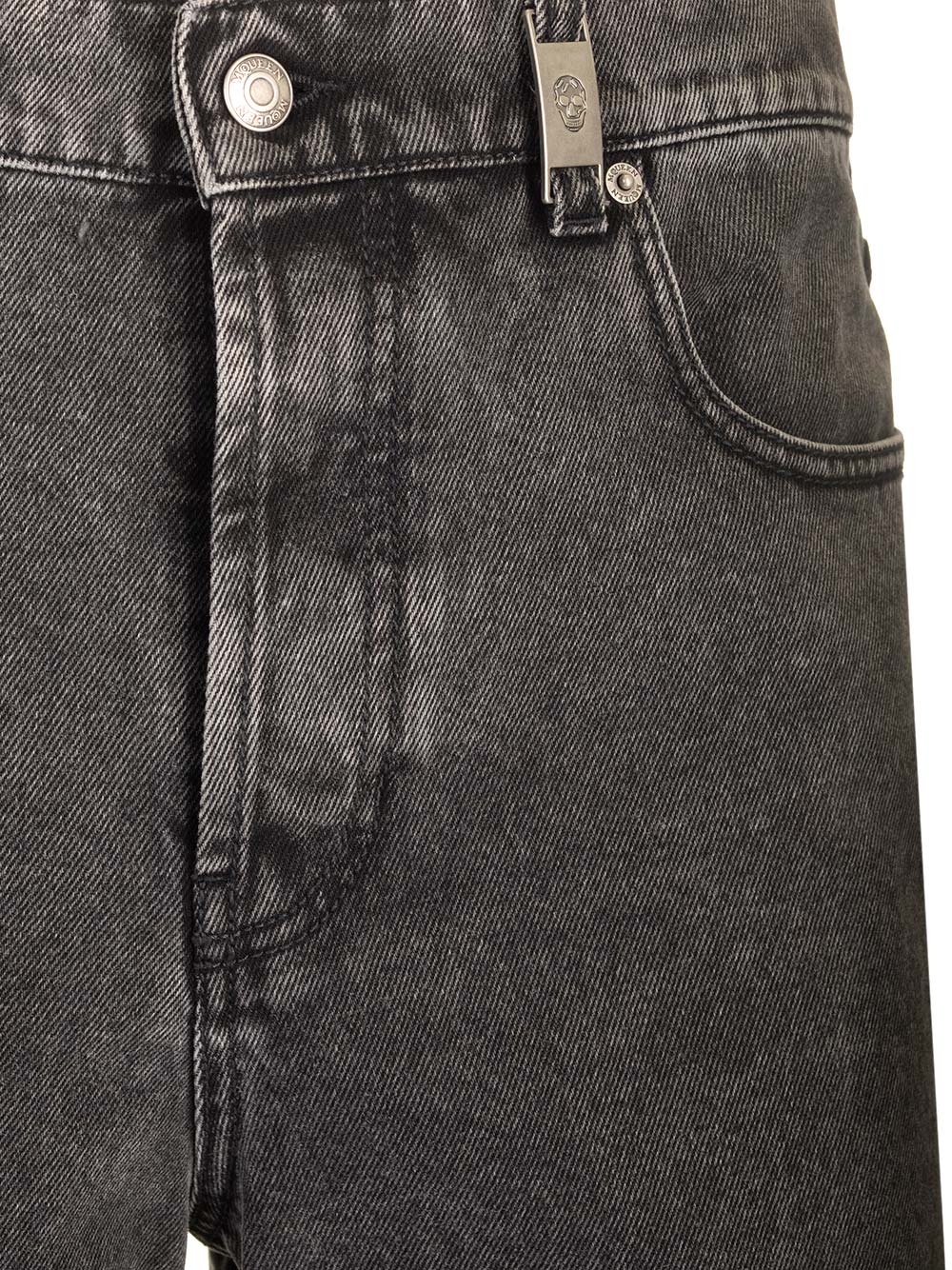 Mcqueen Low Waist Jeans - Nero | 94f604069b31686d4a871b57f8ab3756ea8efac1