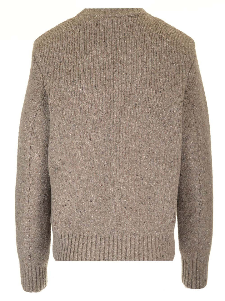 Bottega Veneta Medium Weight Wool Tailored Sweater Knitwear - Beige | 2368ba63d244fd8d88cf239add22b752bfa2f16c