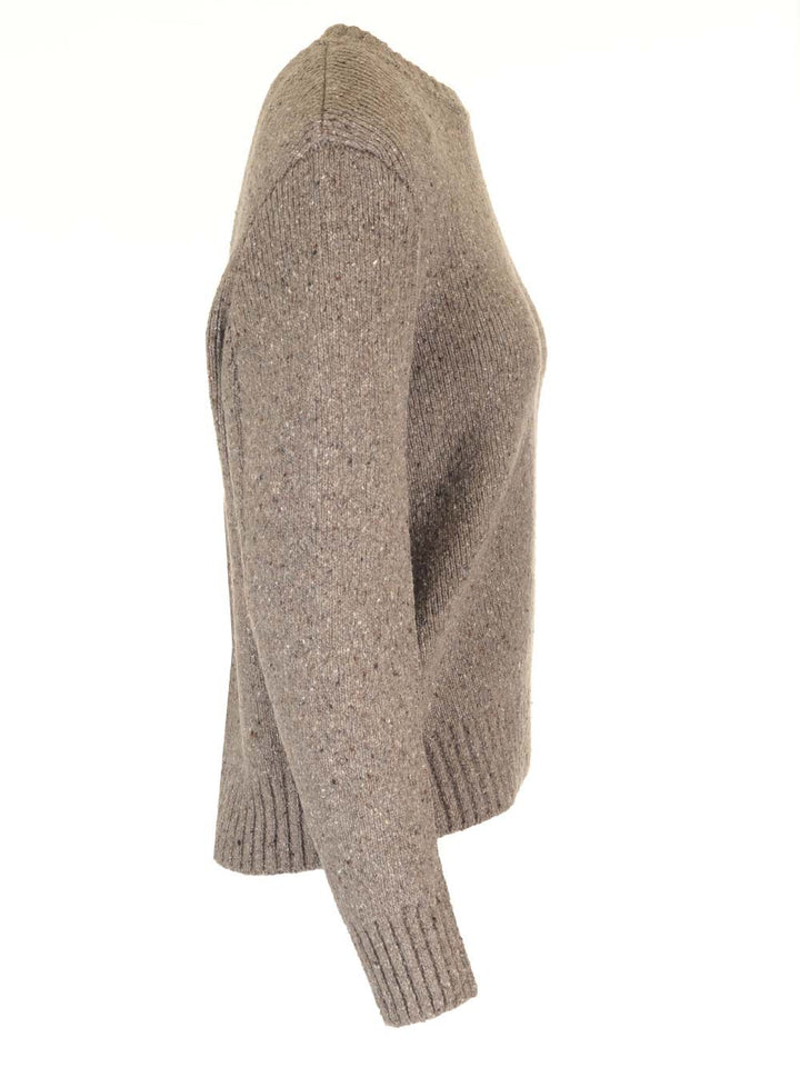 Bottega Veneta Medium Weight Wool Tailored Sweater Knitwear - Beige | 21b4d251a05b84322258cdae6e684676a6ecbbdc