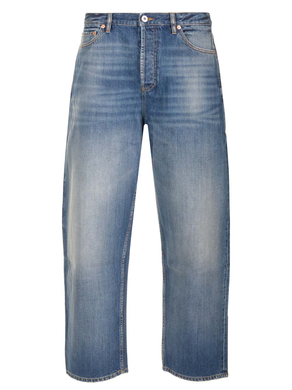 Valentino Garavani Wide-Leg Jeans - Blu | bb3fff9db5cbe3bbfe097af7c2ce4cf16495f407