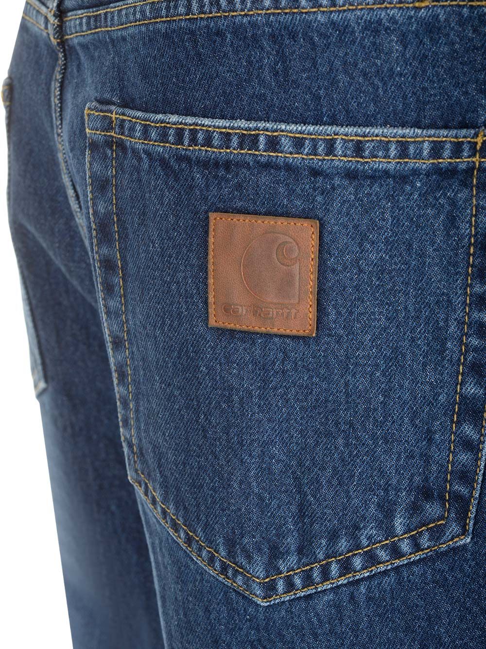 Carhartt Wip Aaron Jeans - Blu | bc09424c13c106b8deae0621cbd54c7235a43ea6