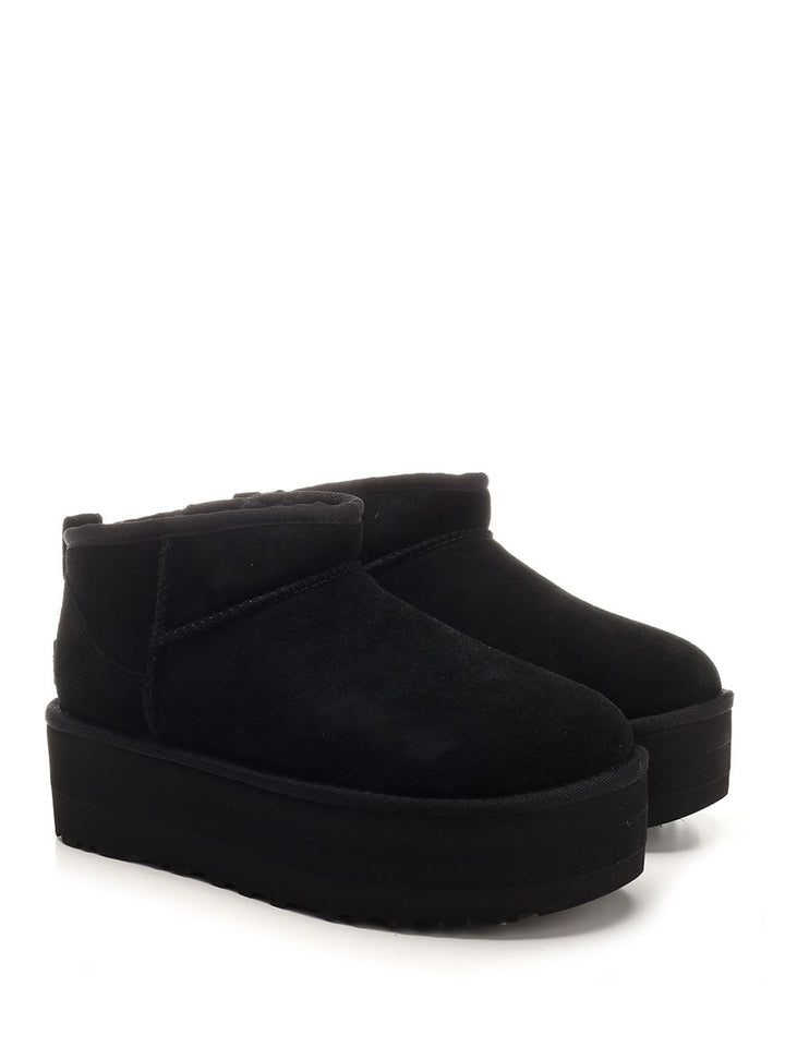 Ugg Ultra Mini Platform Boots - Nero | 1f778526f97603db5b98e390f37b0c925f11e585