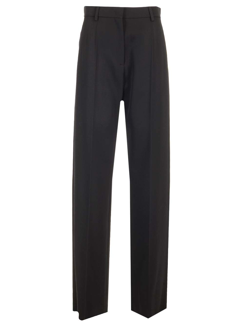Valentino Garavani Grisaille Wool Trousers - Nero | 522a8e05999dbf1e058f7c0f4c6afcbf314f0e47