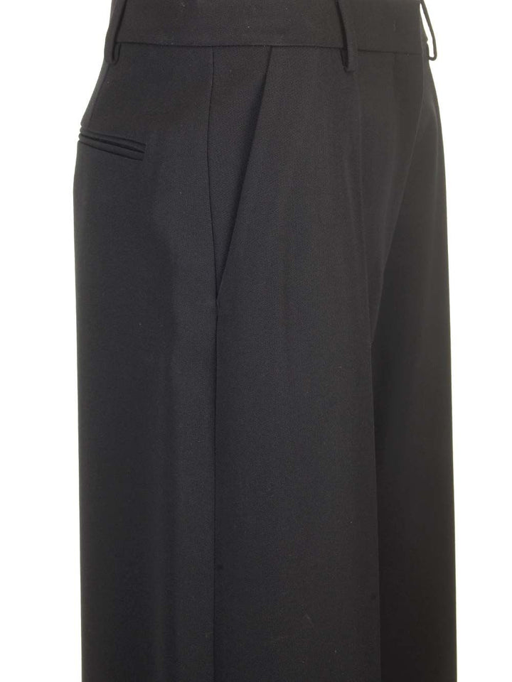 Valentino Garavani Grisaille Wool Trousers - Nero | 94b73e0dd2c73b698ce8c7ec4186a18b8f5ccfe8