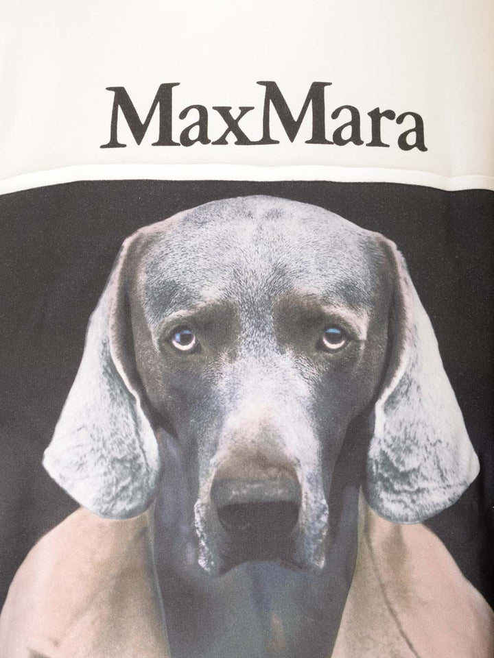 Max Mara Cotton Jersey T-Shirt - Bianco | 2c2fff3bdd0c2cc93aaa4d679d83adcb18528c38