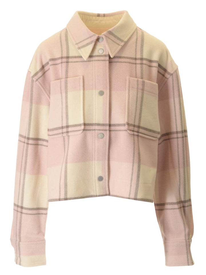 Canada Goose Boxy Fit Flannel Shirt Coats - Rose | 842e08231c0f977bca47e1b8247a8ea3300cbcf0