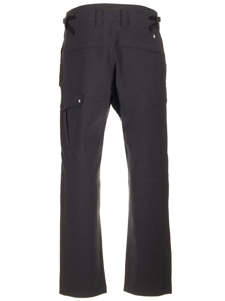 Stone Island Midnight Blue Wide Leg Trousers - Blu | 8afc5f95ae3c37fc02c343c39f0a2863902d126e