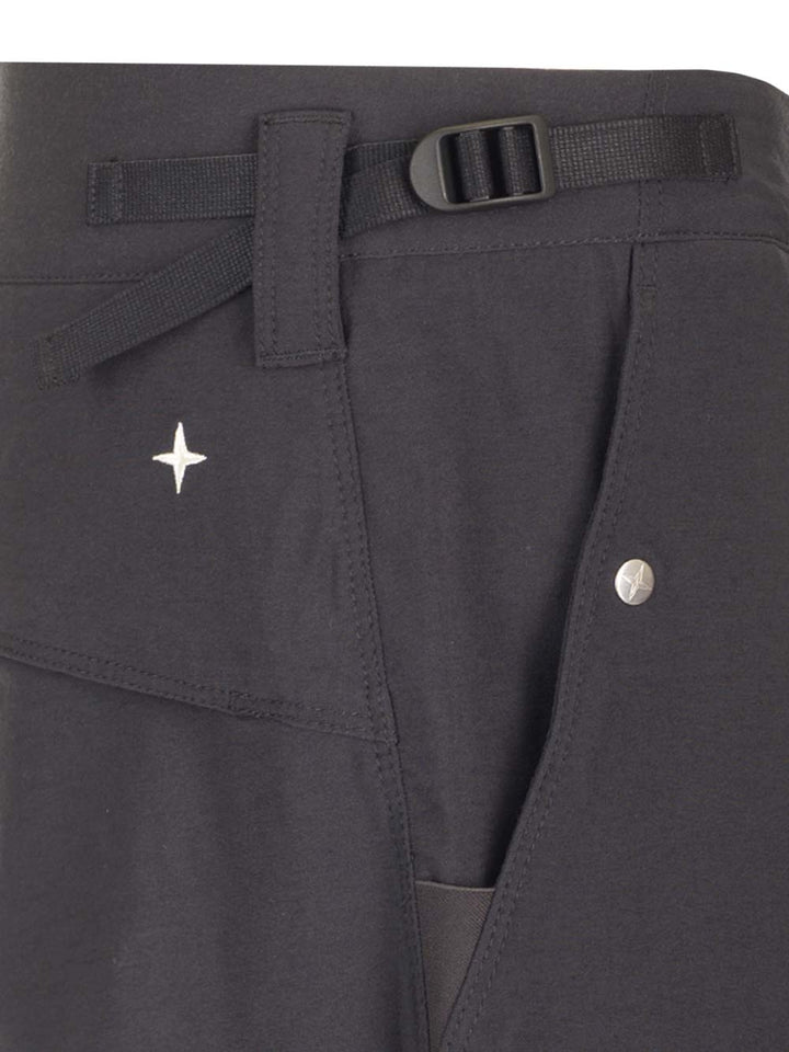 Stone Island Midnight Blue Wide Leg Trousers - Blu | 6018c0e81efb17abef1d474770084a2df4e4a033