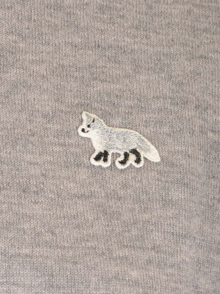 Maison KitsunÉ Regular Fit Jumper Knitwear - Grey | 40183a90eaa8d056b4ef71bc5cbdf26d5c26a323