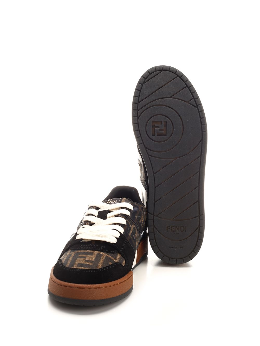 Fendi Fendi Match Sneakers - Nero | 770f5ab753a131e9d6221f64ec2b937426fd32b6
