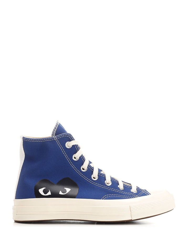 Comme Des Garcons Play New Big Heart Sneakers - Blu | 06acca91f1b3a75b9449469069450aebc401b9e4