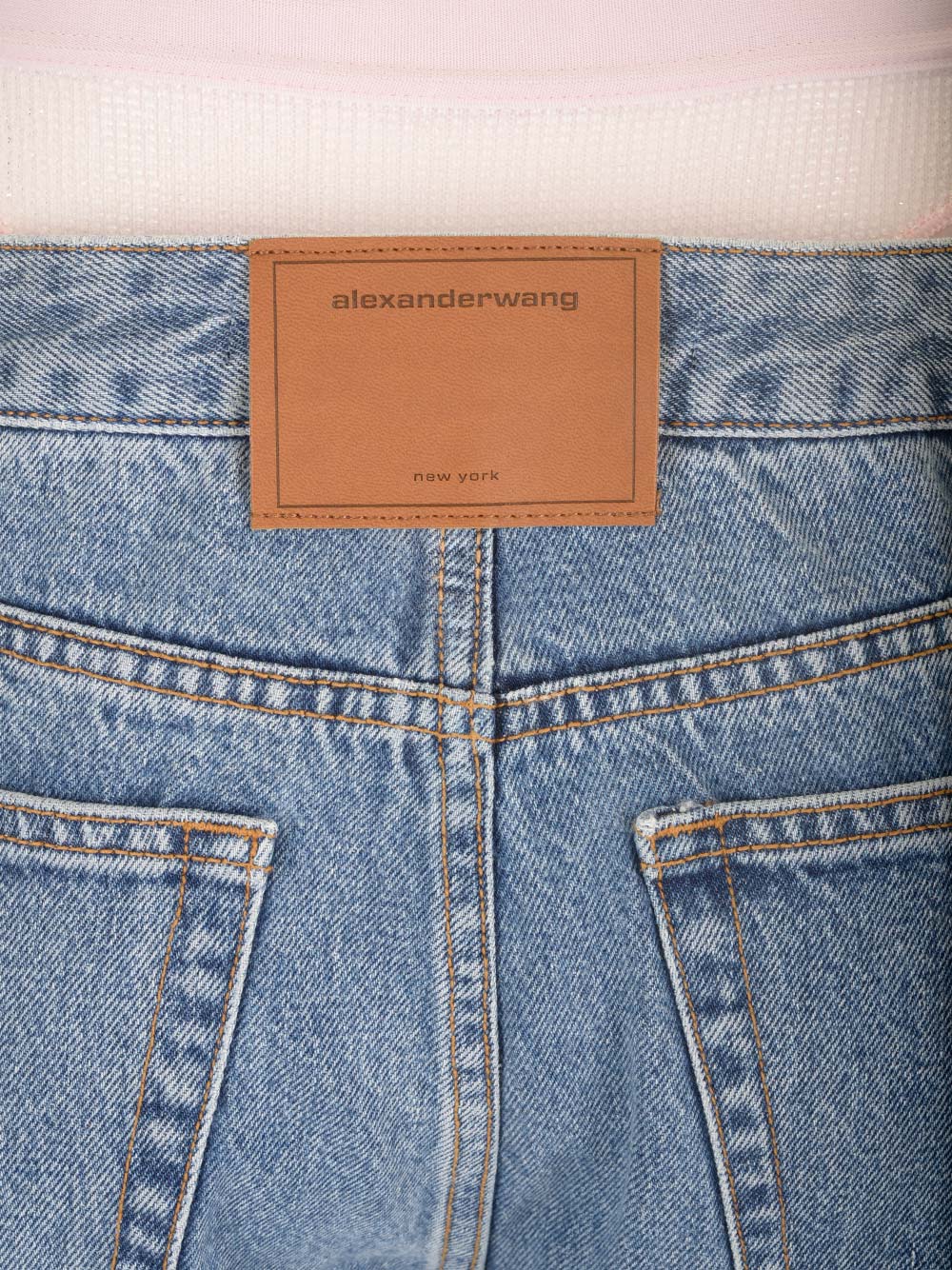 Alexander Wang Straight Leg Jeans - Light blue | 107557e270c37ca7d1025864470826a64396a74b