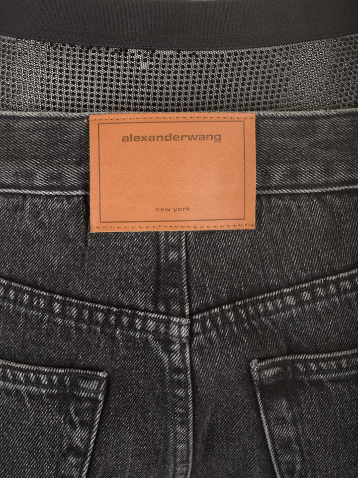 Alexander Wang Straight Leg Jeans - Grey | 3163d59041e22f7fe988ea1f6c6ce381655ea9a1