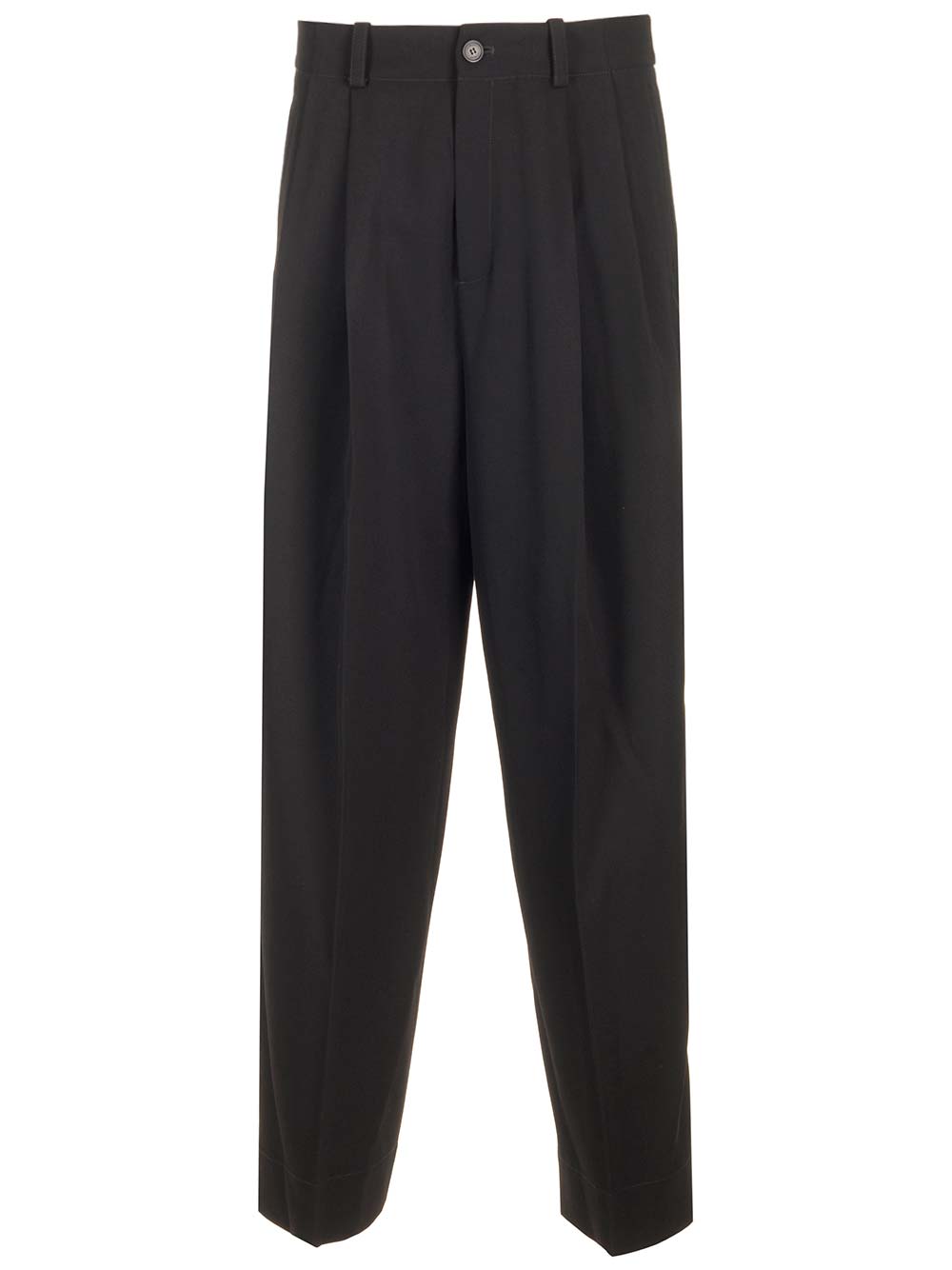 Off-White Virgin Wool Trousers - Nero | 4f41d0ca3caeaeb2303344ed37a981b4f2113dc8